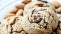 Salted Dark Chocolate & Almond Cookies Salted Dark Chocolate & Almond Cookies