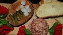 Belgium Toast Cannibal- Steak Tartare Belgium Toast Cannibal- Steak Tartare