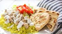 Halal Guys Chicken and Rice with white sauce Halal Guys Chicken and Rice with white sauce