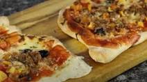 Flatbread Mummy Pizza Recipe Flatbread Mummy Pizza Recipe