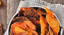 Baked Sweet Potato Chips Baked Sweet Potato Chips