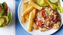 Pizza-topped chicken Pizza-topped chicken