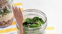 Mason Jar Tabbouleh Hummus Salad Mason Jar Tabbouleh Hummus Salad