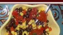 Black Bean Corn Salad & Sweet Lime Dressing Black Bean Corn Salad & Sweet Lime Dressing