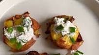 Vegan Tzatziki Smashed Potatoes Vegan Tzatziki Smashed Potatoes