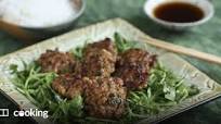 Easy Chinese minced pork patties with lotus root Easy Chinese minced pork patties with lotus root