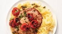 Pork Scallopini with Spaghetti Squash Pork Scallopini with Spaghetti Squash