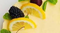 Lemon Chiffon Cake with Oreo Crust Lemon Chiffon Cake with Oreo Crust