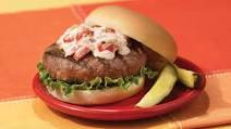 Lipton Onion Burgers with Creamy Salsa Lipton Onion Burgers with Creamy Salsa