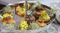 Spanish tapas crostini trio Spanish tapas crostini trio