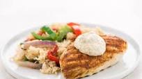 Piri Piri Grilled Chicken with Sofrito Crema, Rice, and Peppers easy prep & grill bag included Piri Piri Grilled Chicken with Sofrito Crema, Rice, and Peppers easy prep & grill bag included