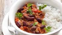 Mexican Beef Chilli Con Carne with Rice Mexican Beef Chilli Con Carne with Rice
