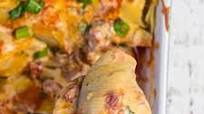 Taco Stuffed Shells with Queso Taco Stuffed Shells with Queso