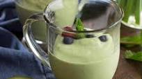 Avocado Mint Green Keto Smoothie Avocado Mint Green Keto Smoothie