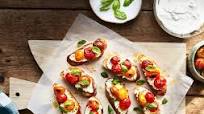 Slow-Roasted Cherry Tomato Bruschetta Slow-Roasted Cherry Tomato Bruschetta