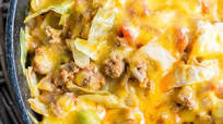 Low Carb Cheesy Cabbage Casserole Low Carb Cheesy Cabbage Casserole