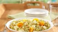 Barilla® Orzo Pasta Salad with Basil Pesto, Cherry Tomatoes & Fresh Mozzarella | Barilla Barilla® Orzo Pasta Salad with Basil Pesto, Cherry Tomatoes & Fresh Mozzarella | Barilla
