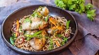 Simple Spicy Fried Chicken Wings With Noodles Simple Spicy Fried Chicken Wings With Noodles