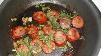 Fried Chorizo With Garlic Fried Chorizo With Garlic