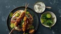 Spiced Turkey Skewers With Cumin-Lime Yogurt Spiced Turkey Skewers With Cumin-Lime Yogurt