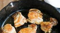 Crispy Pan Fried Boneless Skinless Chicken Thighs Crispy Pan Fried Boneless Skinless Chicken Thighs