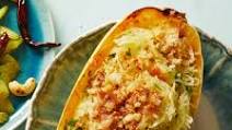 Spaghetti Squash with Herbs & Garlic Breadcrumbs Spaghetti Squash with Herbs & Garlic Breadcrumbs