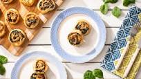 Chicken, Spinach and Goat Cheese Pinwheels Chicken, Spinach and Goat Cheese Pinwheels