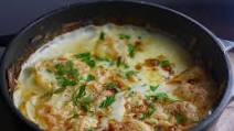 Potato and Bacon Hotpot with leeks Potato and Bacon Hotpot with leeks