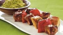 Steak Kabobs with Guacamole Dip Steak Kabobs with Guacamole Dip