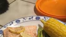 Sheet Pan Lemon Garlic Salmon with Asparagus Sheet Pan Lemon Garlic Salmon with Asparagus