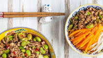 Authentic Zhajiangmian Chinese Noodle Dish Authentic Zhajiangmian Chinese Noodle Dish