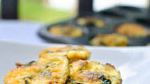 Mini Egg Muffin Bites with Spinach and Turkey Sausage Mini Egg Muffin Bites with Spinach and Turkey Sausage