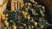 Chana Saag Masala (Chickpea and Spinach Curry) Chana Saag Masala (Chickpea and Spinach Curry)