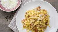 Spaghetti Carbonara (Spaghetti with guanciale and eggs) Spaghetti Carbonara (Spaghetti with guanciale and eggs)