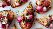 Roasted Radish Crostini Roasted Radish Crostini