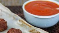 Red Bean Kofta with Spicy Tomato Dipping Sauce Red Bean Kofta with Spicy Tomato Dipping Sauce
