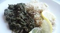 Lina's Awesome Lebanese Spinach, Beef & Rice! Lina's Awesome Lebanese Spinach, Beef & Rice!