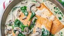 Easy Salmon Florentine Easy Salmon Florentine