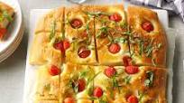 Cherry Tomato & Basil Focaccia Cherry Tomato & Basil Focaccia