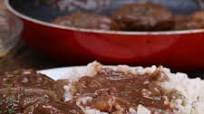 Country Hamburger Steak w/ Onion Gravy Country Hamburger Steak w/ Onion Gravy