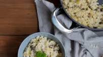 Mushroom & leek risotto Mushroom & leek risotto