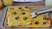 Focaccia Semplice al Prosciutto ricetta casalinga facile e ripiena Focaccia Semplice al Prosciutto ricetta casalinga facile e ripiena