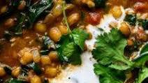 Green Lentil & Spinach Dal One Pan Recipe Green Lentil & Spinach Dal One Pan Recipe