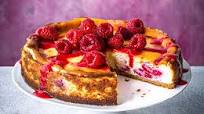Baked raspberry cheesecake Baked raspberry cheesecake
