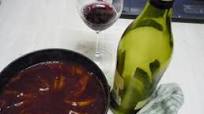 Pear Almond Clafouti with Red Wine Glaze Pear Almond Clafouti with Red Wine Glaze