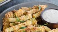 Crispy Zucchini Fries (Keto + Low Carb) Crispy Zucchini Fries (Keto + Low Carb)