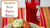 Ground Beef Fajita Bowls Ground Beef Fajita Bowls