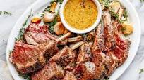 Garlic Roasted Rack of Lamb with Butter Sauce Garlic Roasted Rack of Lamb with Butter Sauce