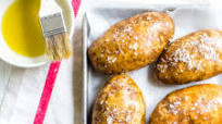 Crispy Skinned Oven Baked Potatoes Crispy Skinned Oven Baked Potatoes