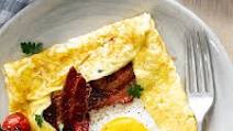 Easy breakfast egg crêpes Easy breakfast egg crêpes